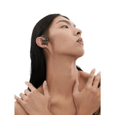 Hollow Mechanical Silver Gear Earring